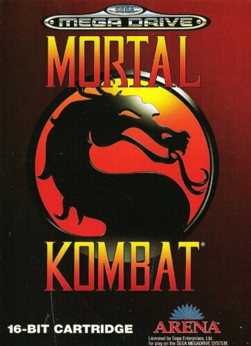 Mortal Kombat with Mega Drive box art