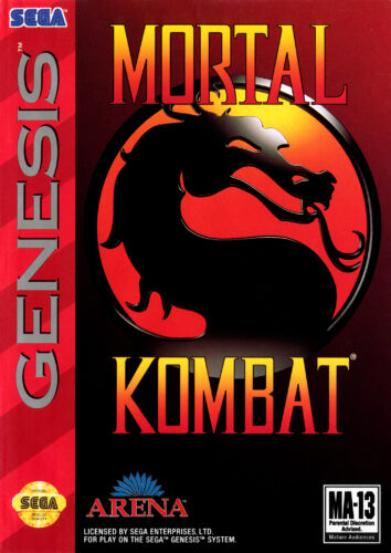 Mortal Kombat with Genesis box art